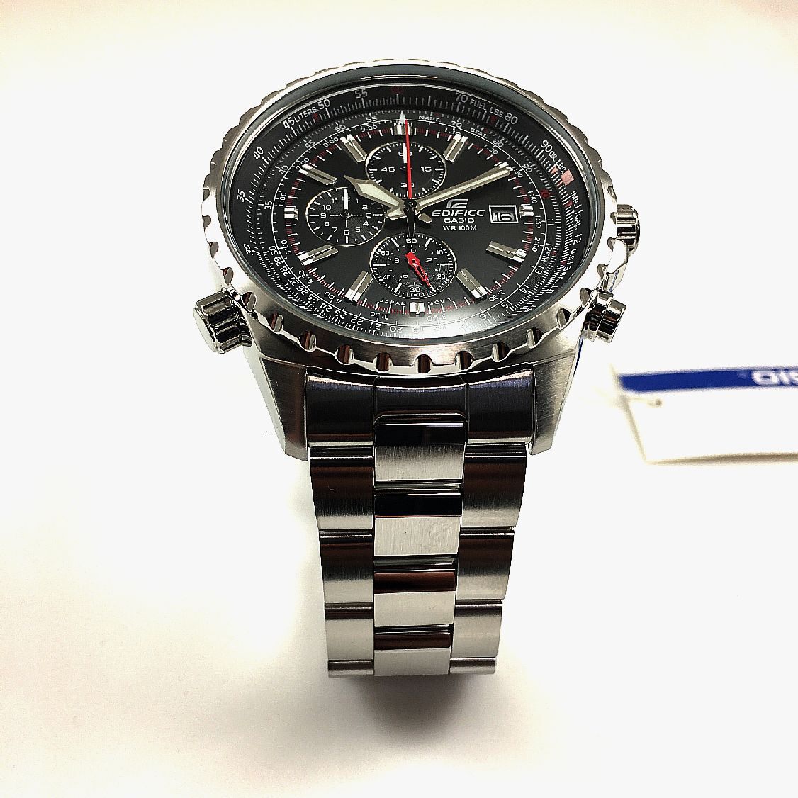 Men’s Casio Edifice Pilot Aviator Style Chronograph EF-527D Watch EF527D-1AV
