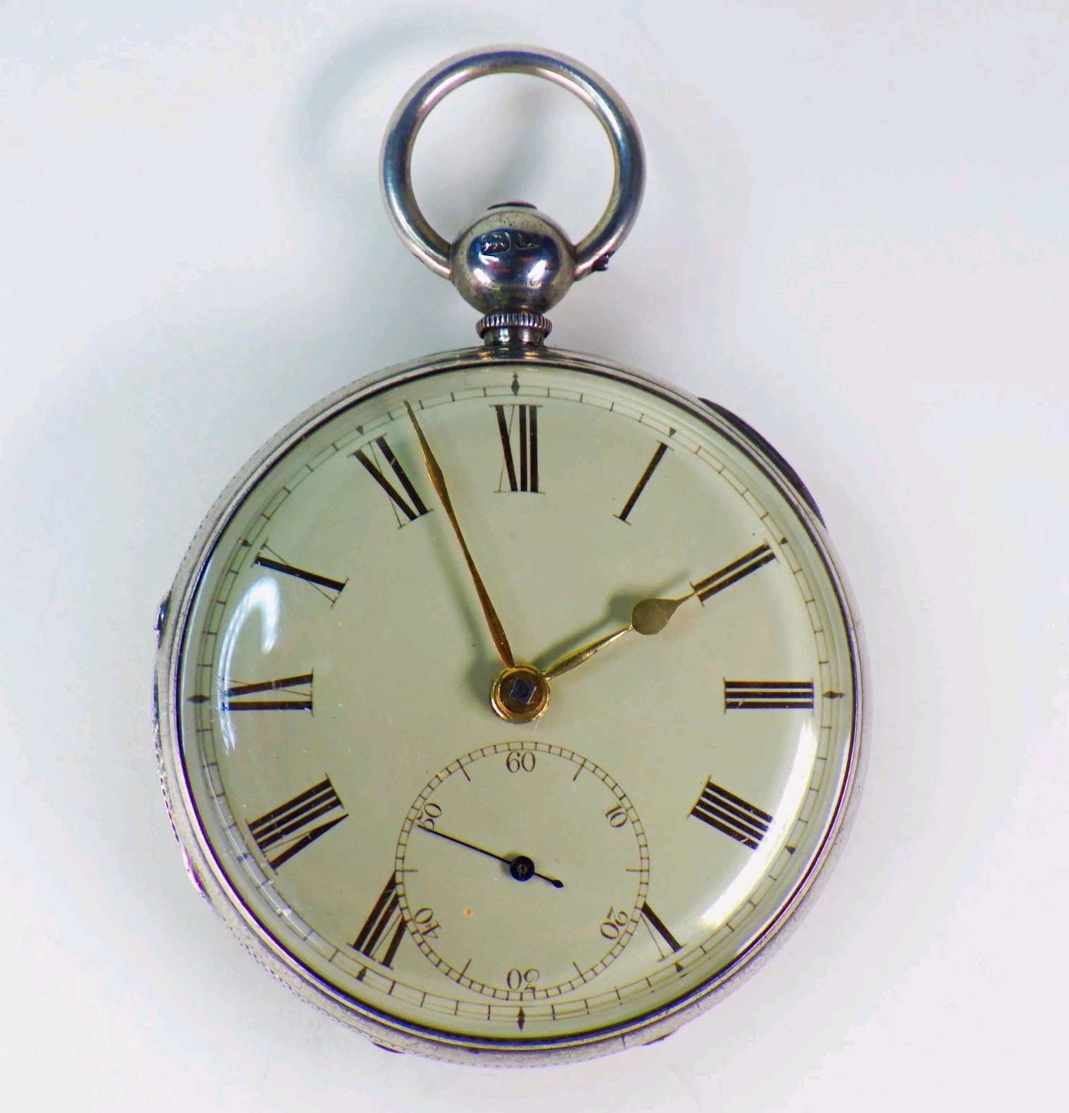 Fusee Lever London Sterling Silver Mechanical Pocket Watch 1844