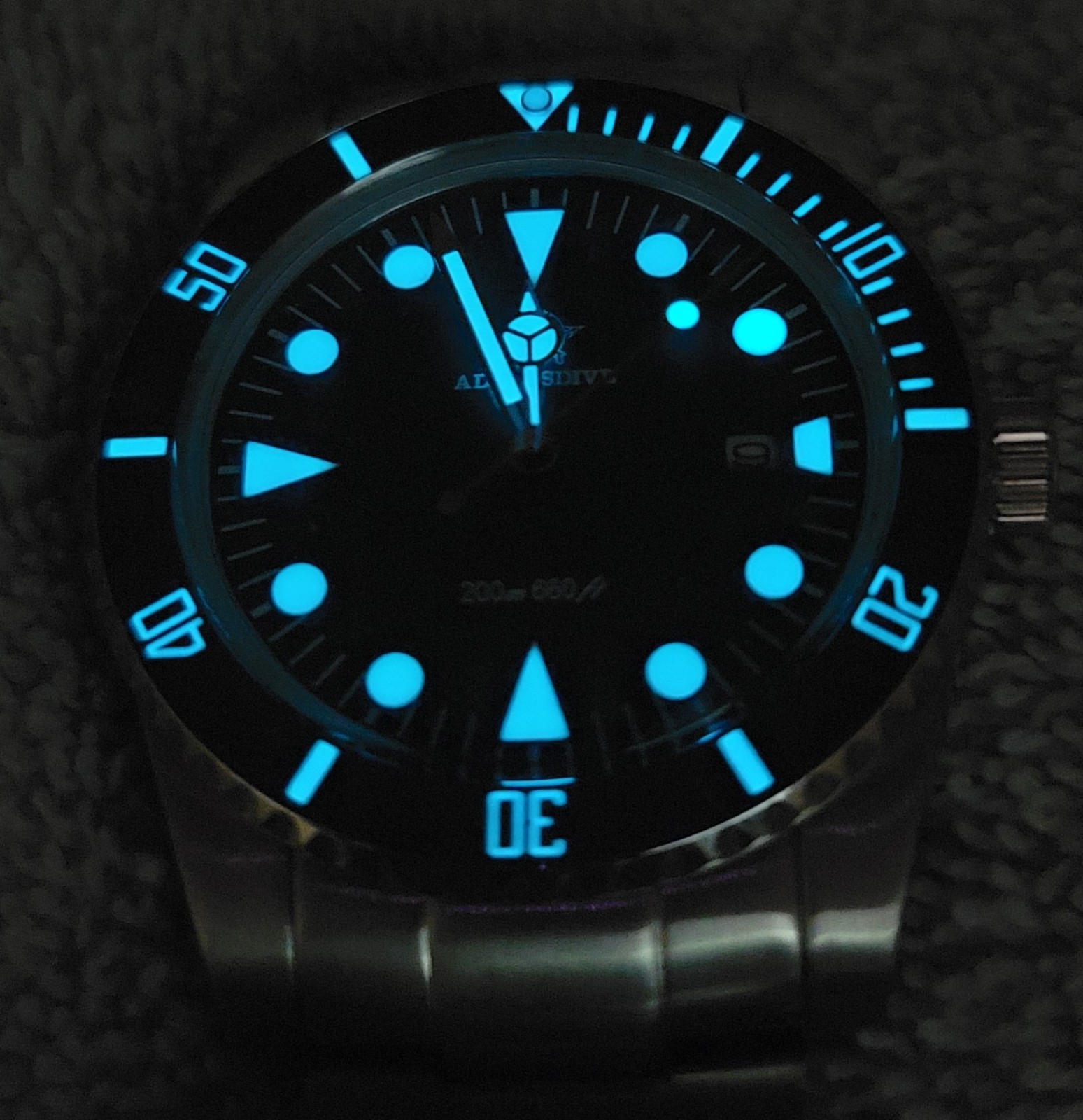 Addiesdive AD2068 Miyota 2115 Quartz Dive Watch. US Seller!!!!!