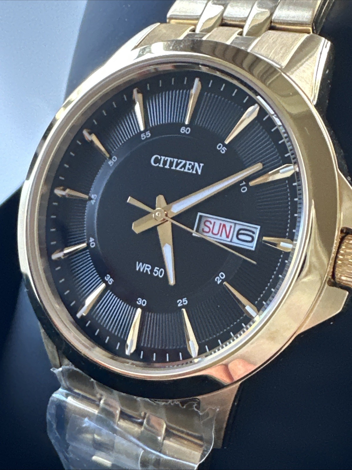 Citizen Quartz Black Dial Gold-tone Men’s Watch BF2013-56E