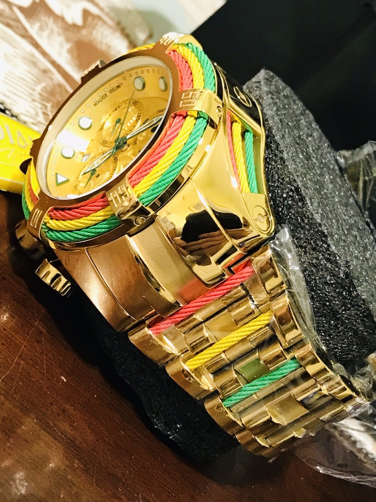 Invicta Bolt Zeus Limited Edition ￼Watch All ￼Gold In Stainless Steel ￼58mm