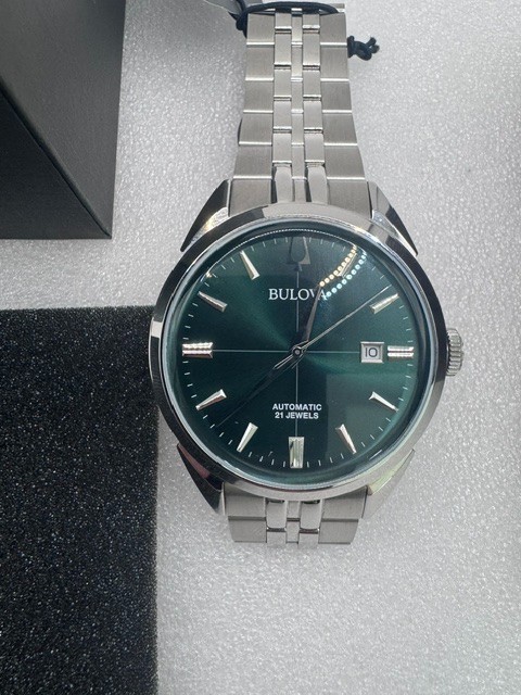 Bulova Sutton 96B424 Sutton Stainless Steel Automatic Men’s Watch New MSRP- $349