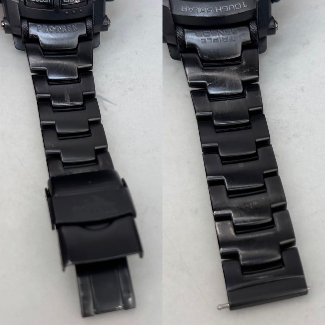CASIO Pro Trek PRW 2500YT 1JF BK Solar Radio Titanium Triple Sensor