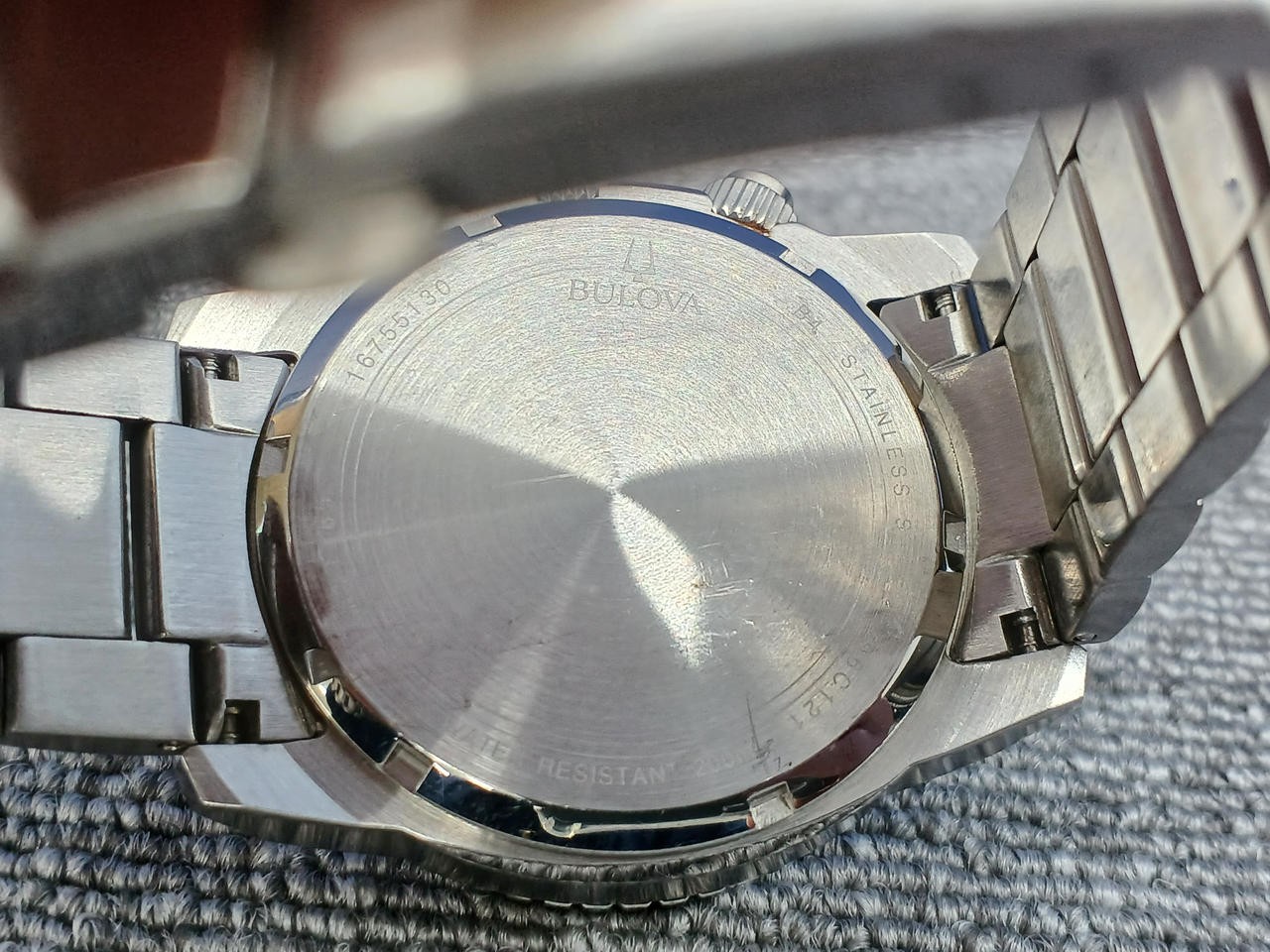 BULOVA Marine Star 96C121 Quartz Men’s Wristwatch Box Water Resistant