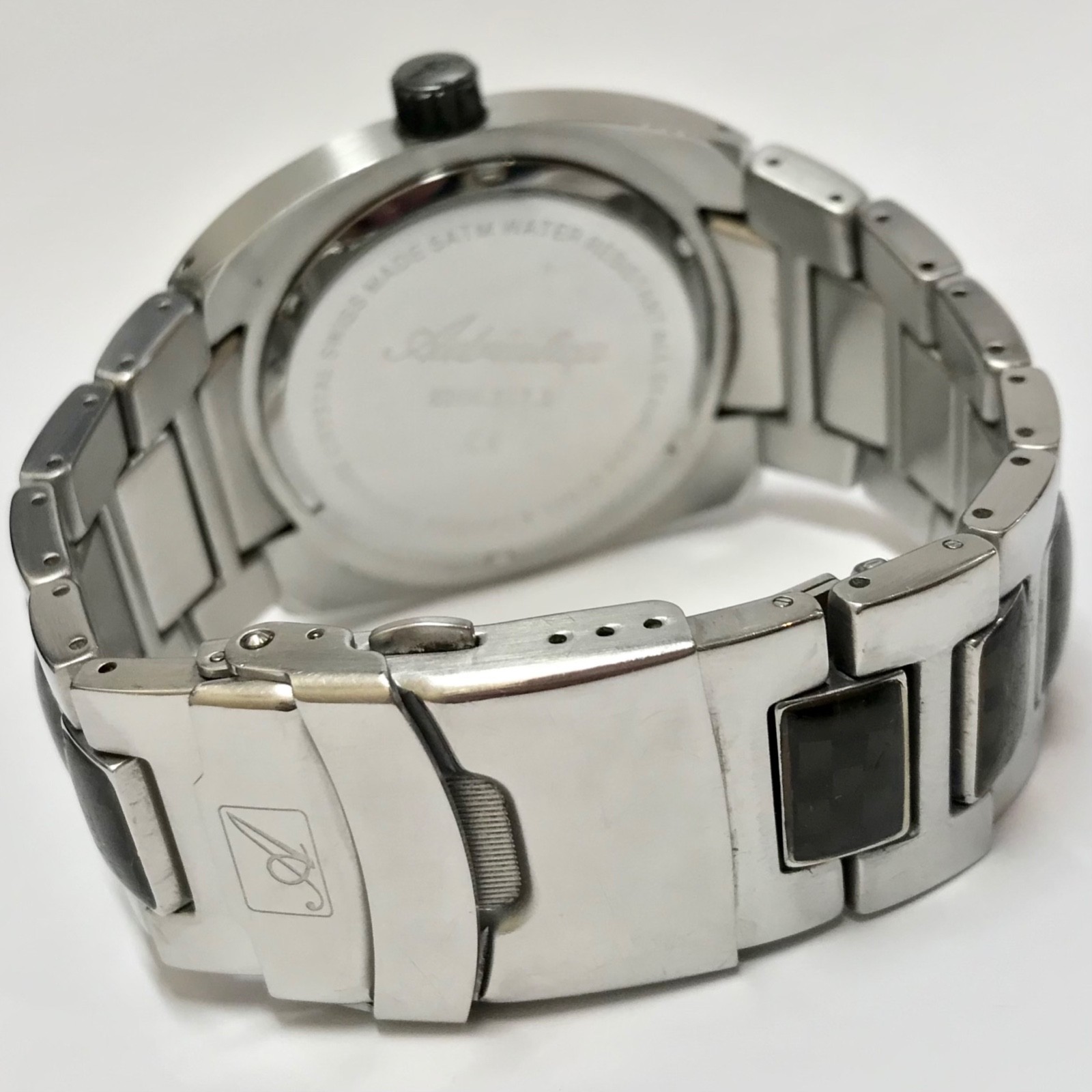 Adriatica A8206.517.2 men’s watch carbon/steel sapphire Ronda 517 5ATM Swiss