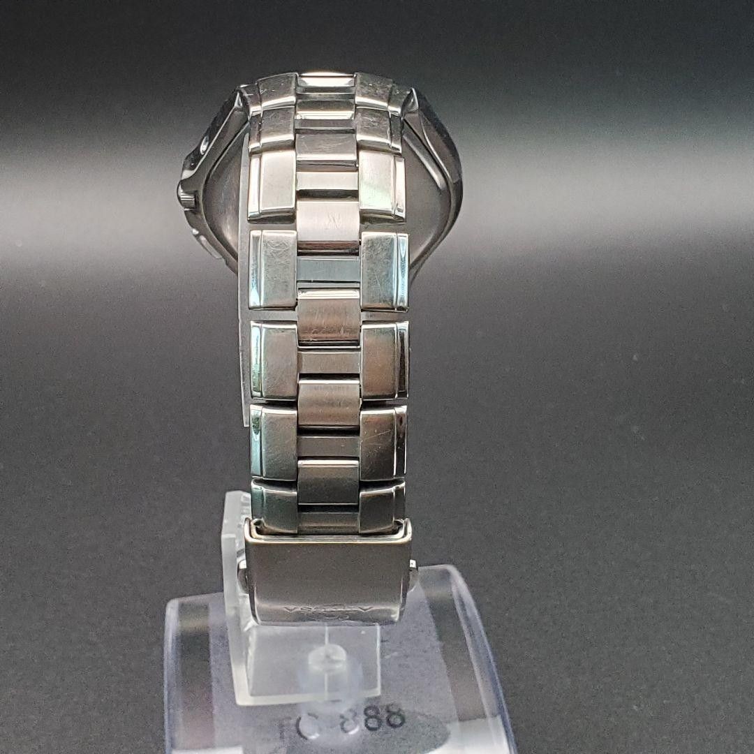 Citizen Attesa H100-T010431 Eco-Drive Radio Day Date Black Dial Titanium Watch