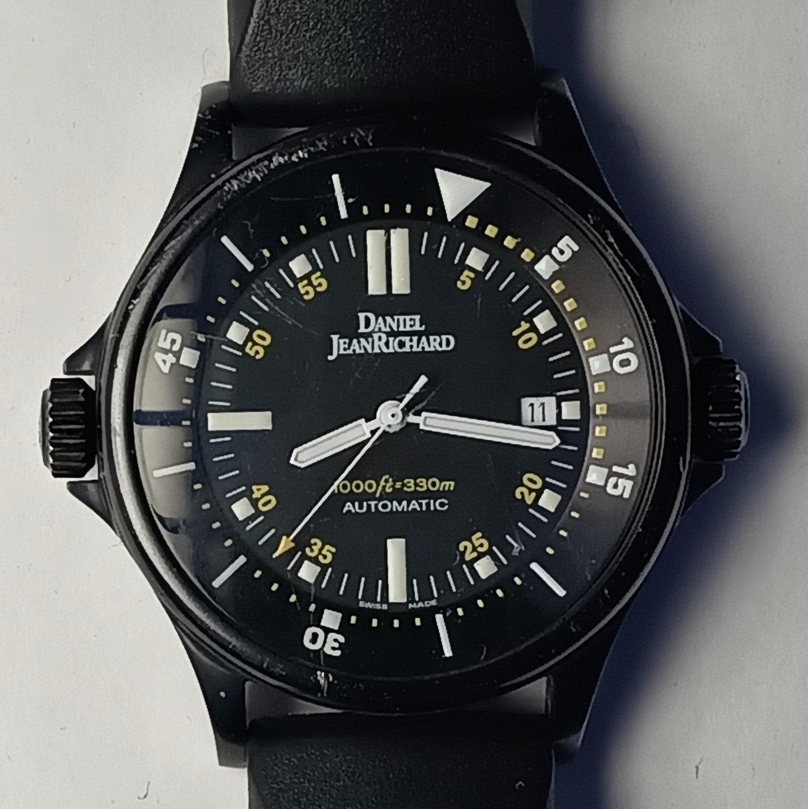 JeanRichard Diverscope 43mm PVD Auto Ref 24020 Full Set Box Papers