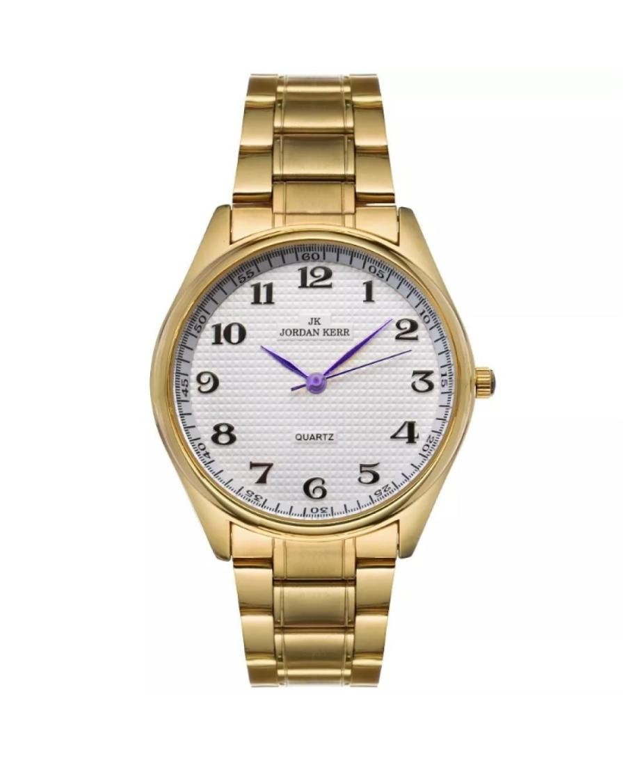 JORDAN KERR Men Analog Quartz Casual Watch Classic Dress Waterproof Round White