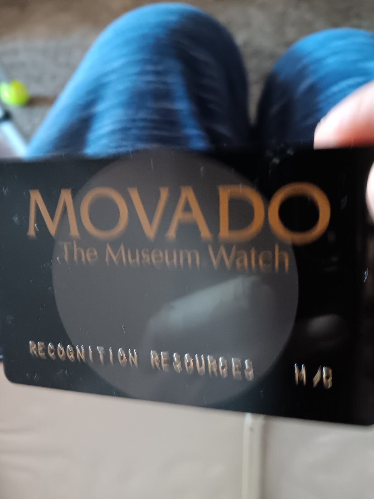 Movado Men Yellow Gold Watch Concave Dot Museum Dial – Black Strap (0607591)