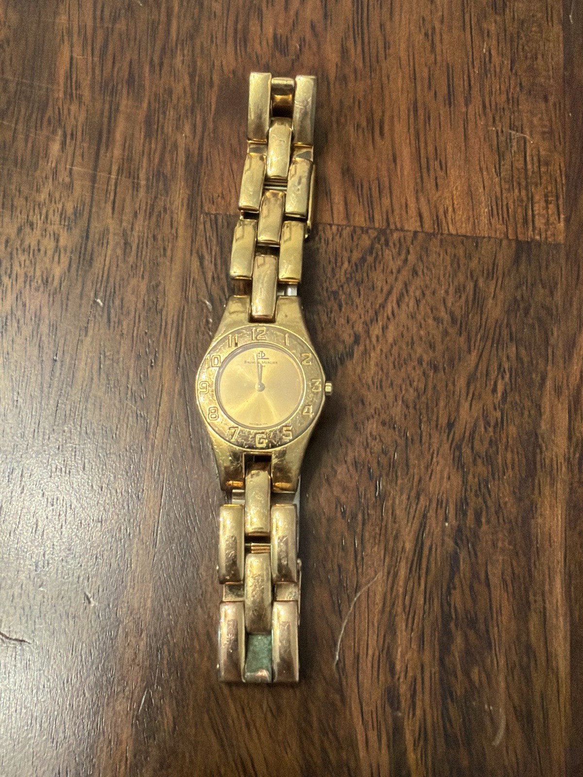 BAUME & MERCIER “Linea” GP Quartz Watch Used**NEEDS A BATTERY” FAIR CONDITION