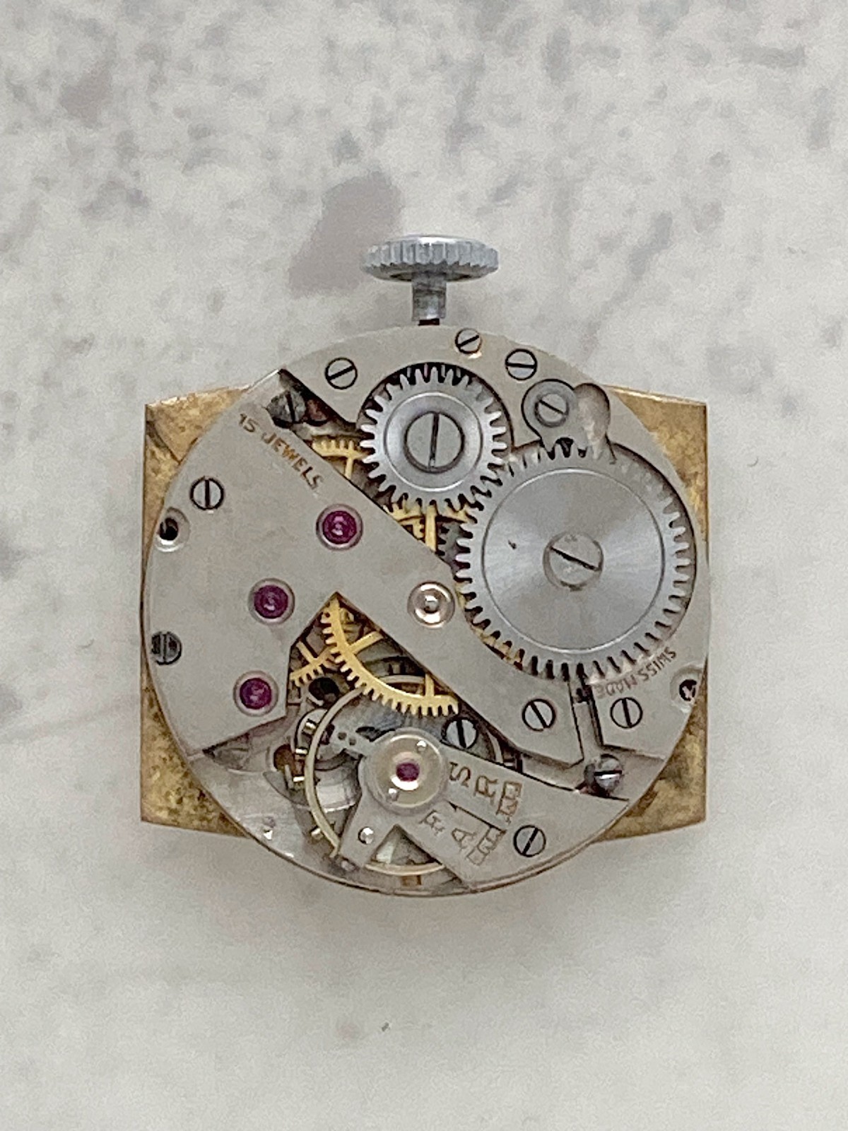 A Very Fine Art Deco Swiss Made Silver Tonneau Shape Watch Hallmarks 1930
