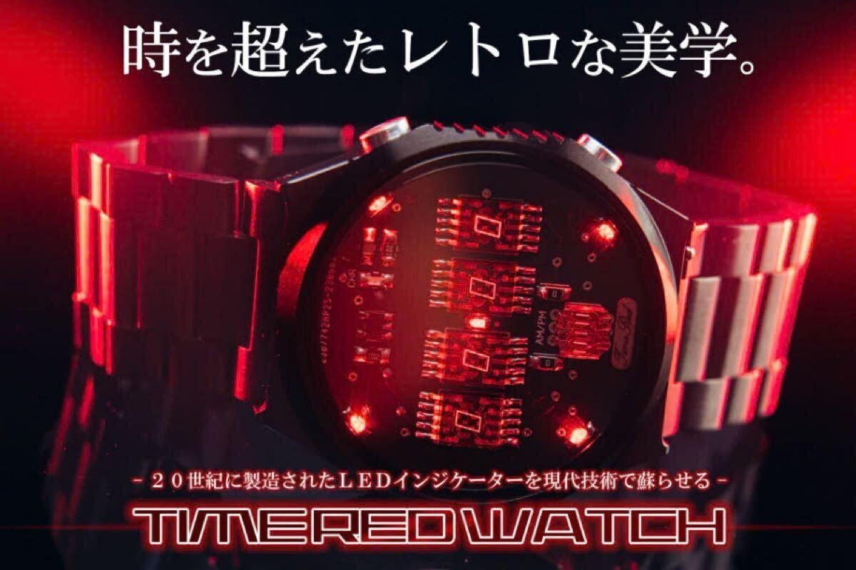 [B1P] Time Red Watch Limited Edition 500 Animated Mechanical Watch [v7z]