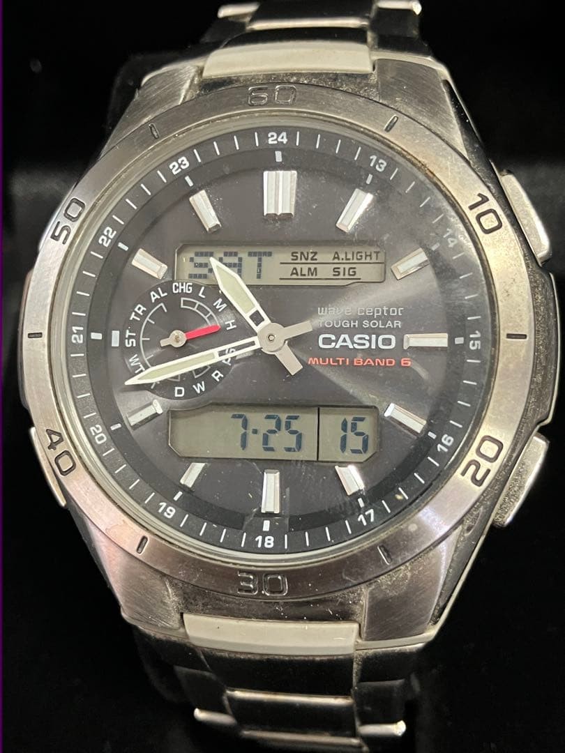 CASIO Wave Ceptor Tough Solar Radio-Controlled Watch From Japan