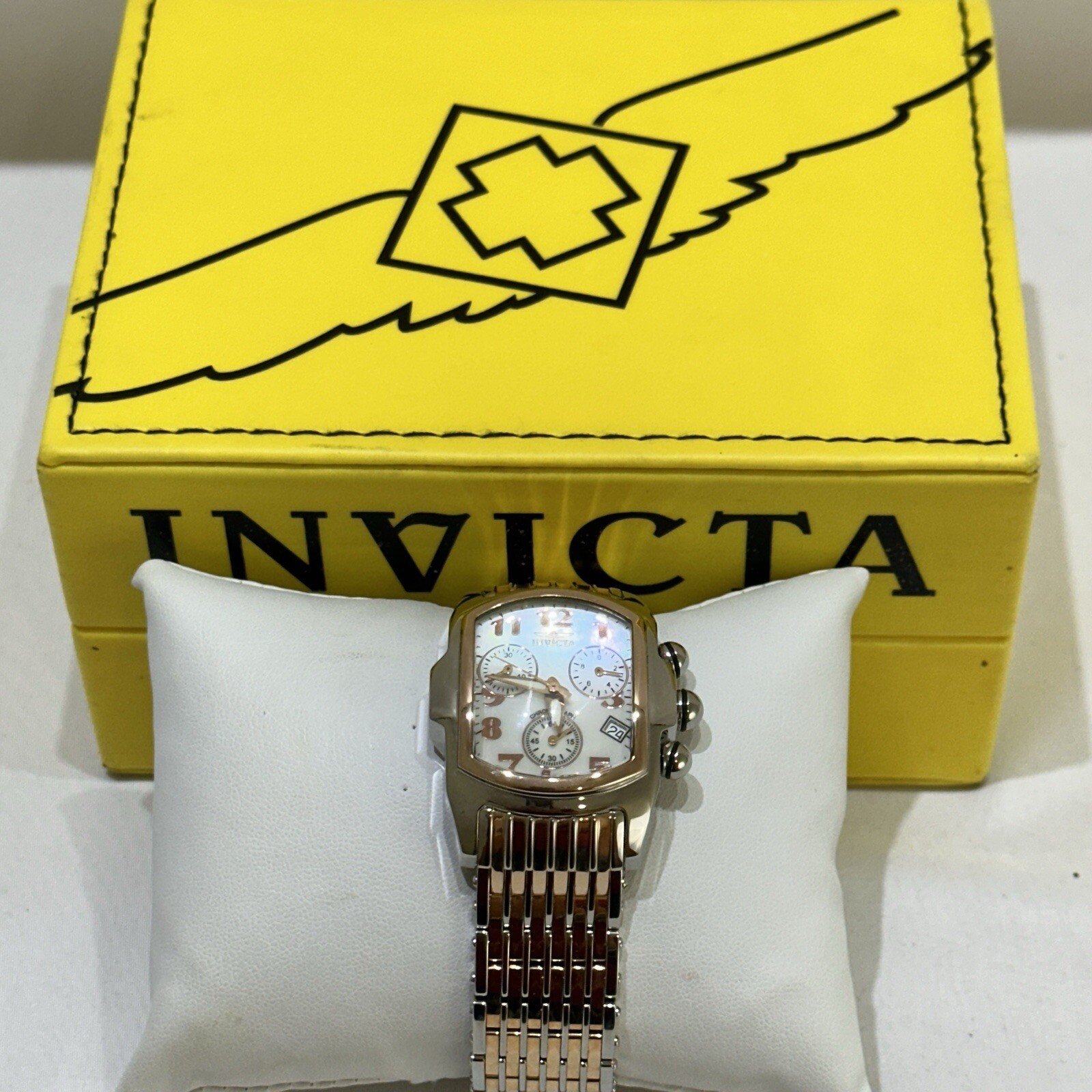 Invicta Lady Bijoux #2632 Stainless Steel Gold Color Watch