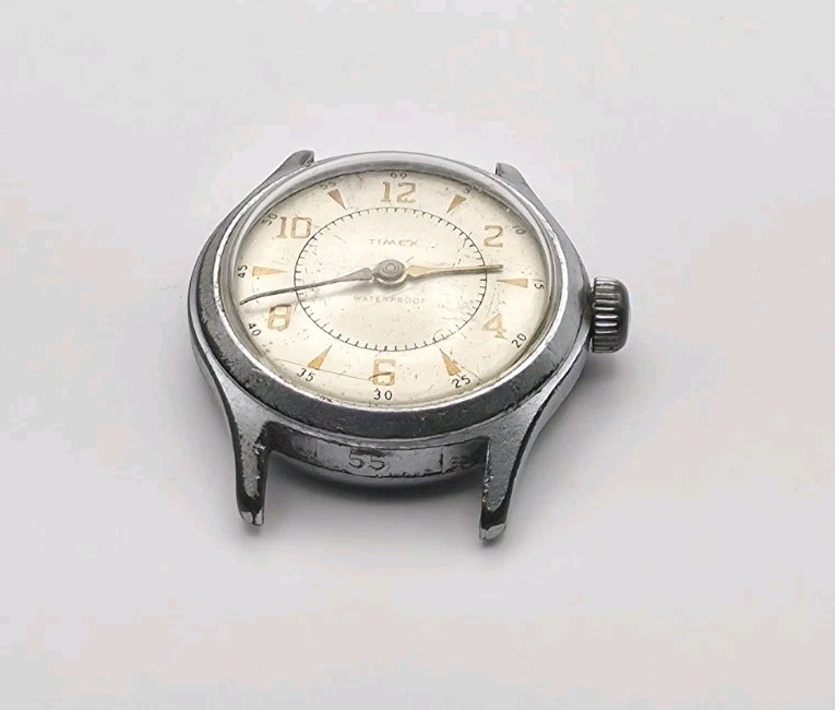 Vintage Timex US Time Military Style Mechanical Wrist Watch Runs