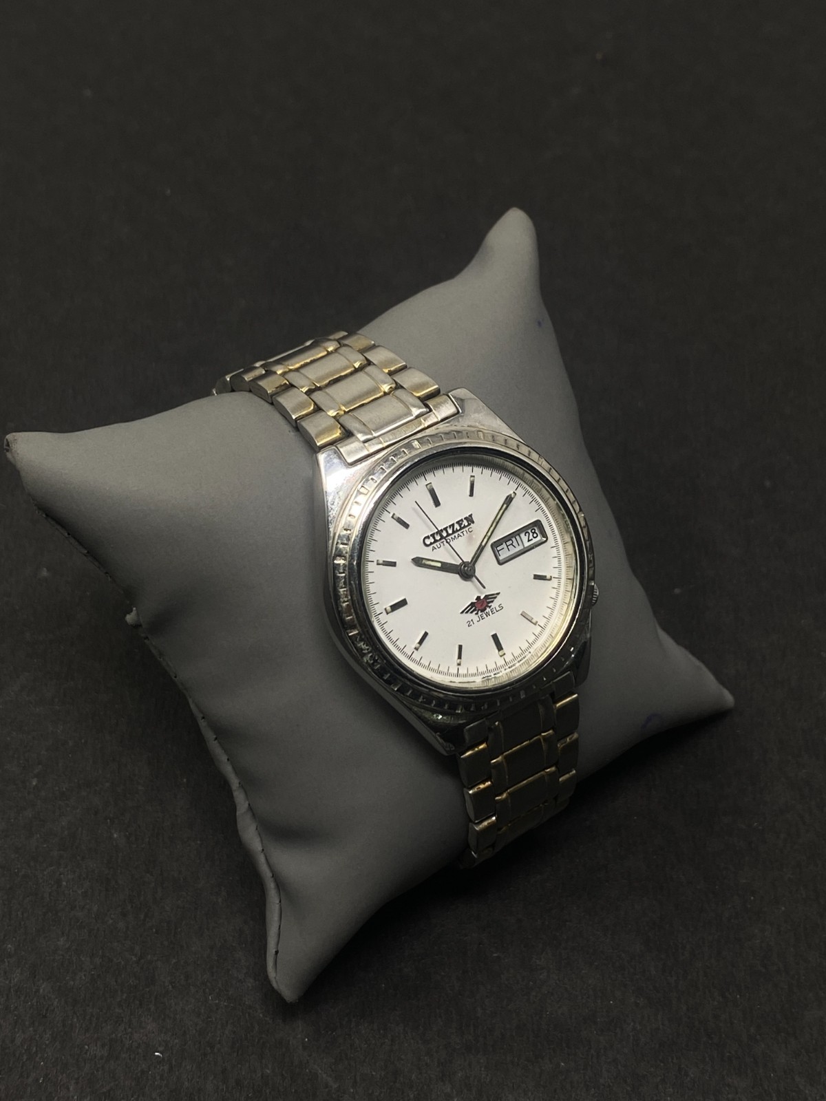 Vintage Citizen Automatic 8200A Japan Movement Day-Date Men’s Wrist Watch