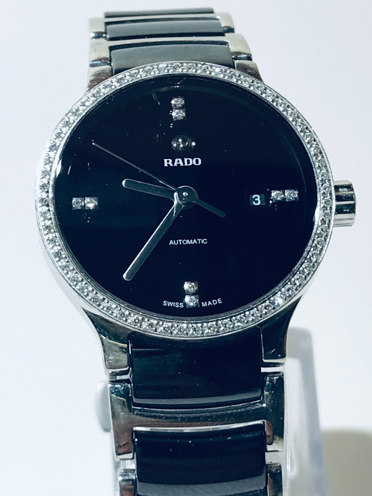 RADO 13949320 Centrix Jubilee Diamond Bezel SS Automatic Ladies Watch