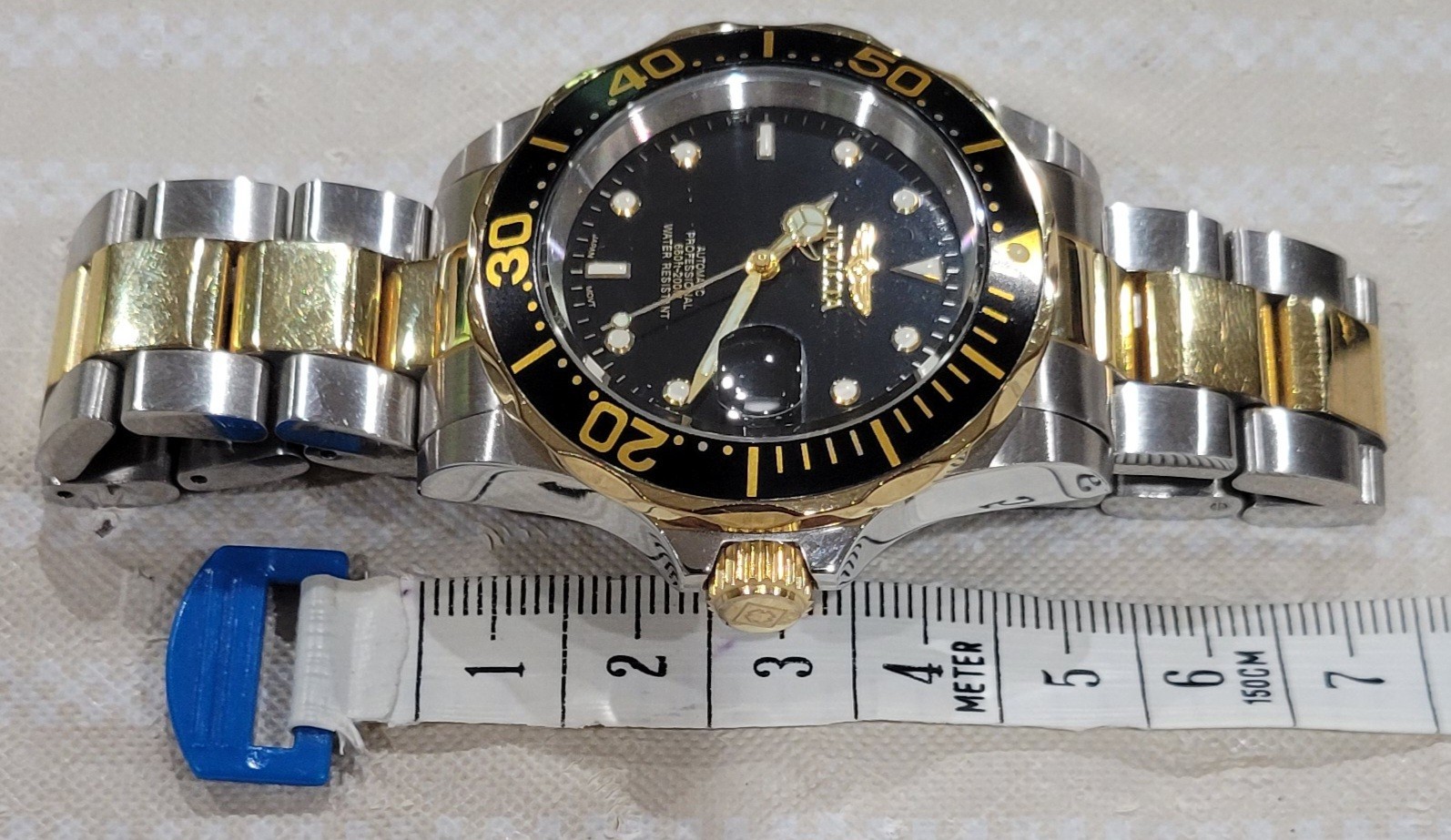 Invicta 1ST GEN PRO Diver 40mm Gold & SS Miyota Japan 8215 Automatic Mens 8927
