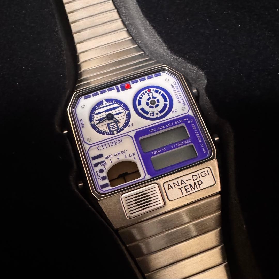 CITIZEN Ana Digi Temp R2 D2 STAR WARS Limited Edition 550 Pieces Brand New