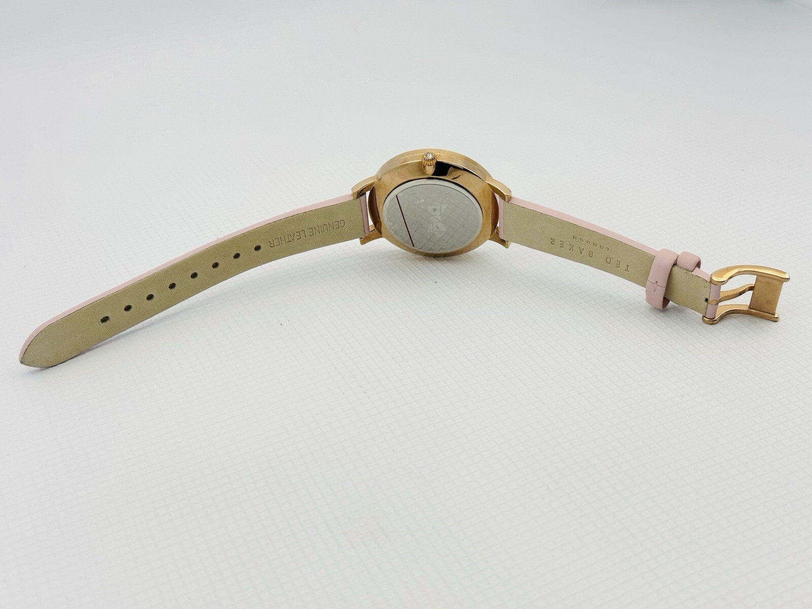 Ted Baker Women’s 10030653 Classic Multicolour Dial With Pink Leather RG Watch