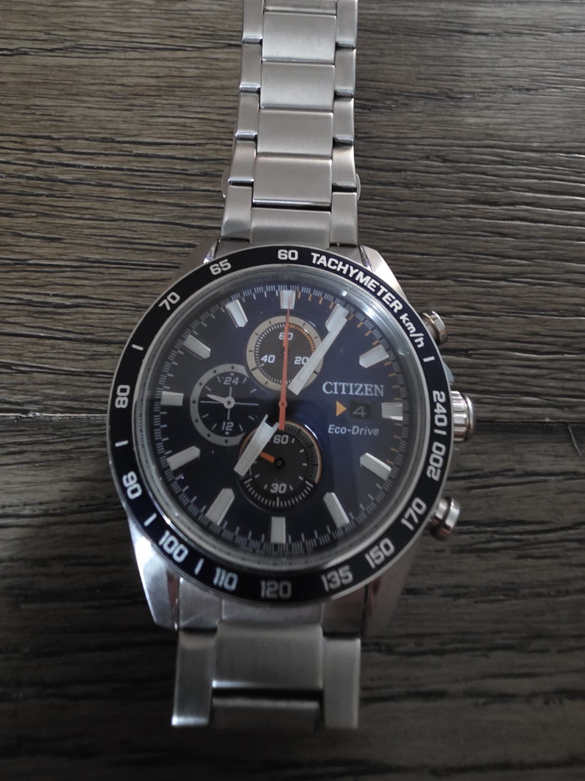 Citizen Chronograph Blue Dial Men’s Watch 44mm-CA0781-84L
