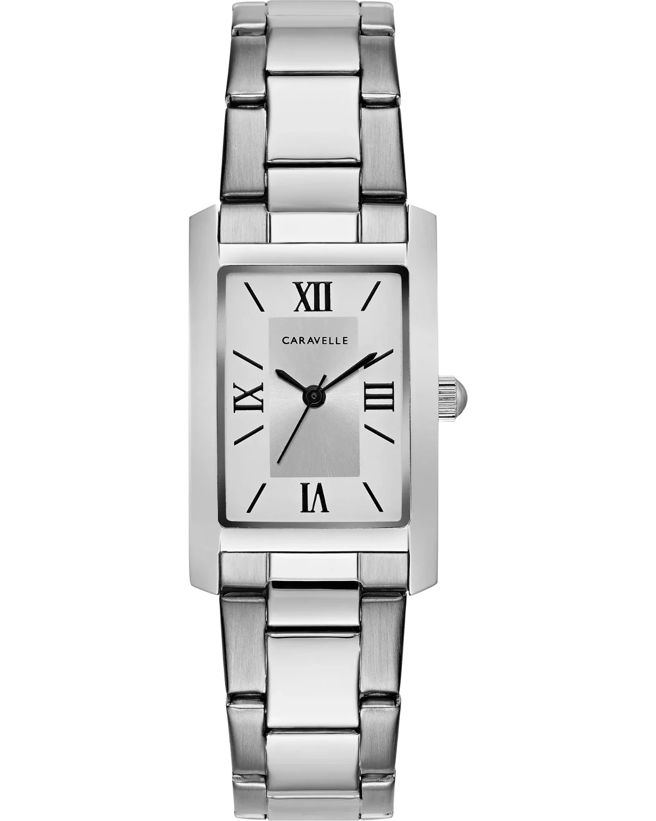 Caravelle by Bulova 43L203 Dress 21 MM Quartz Silver Stainless-Steel Watch