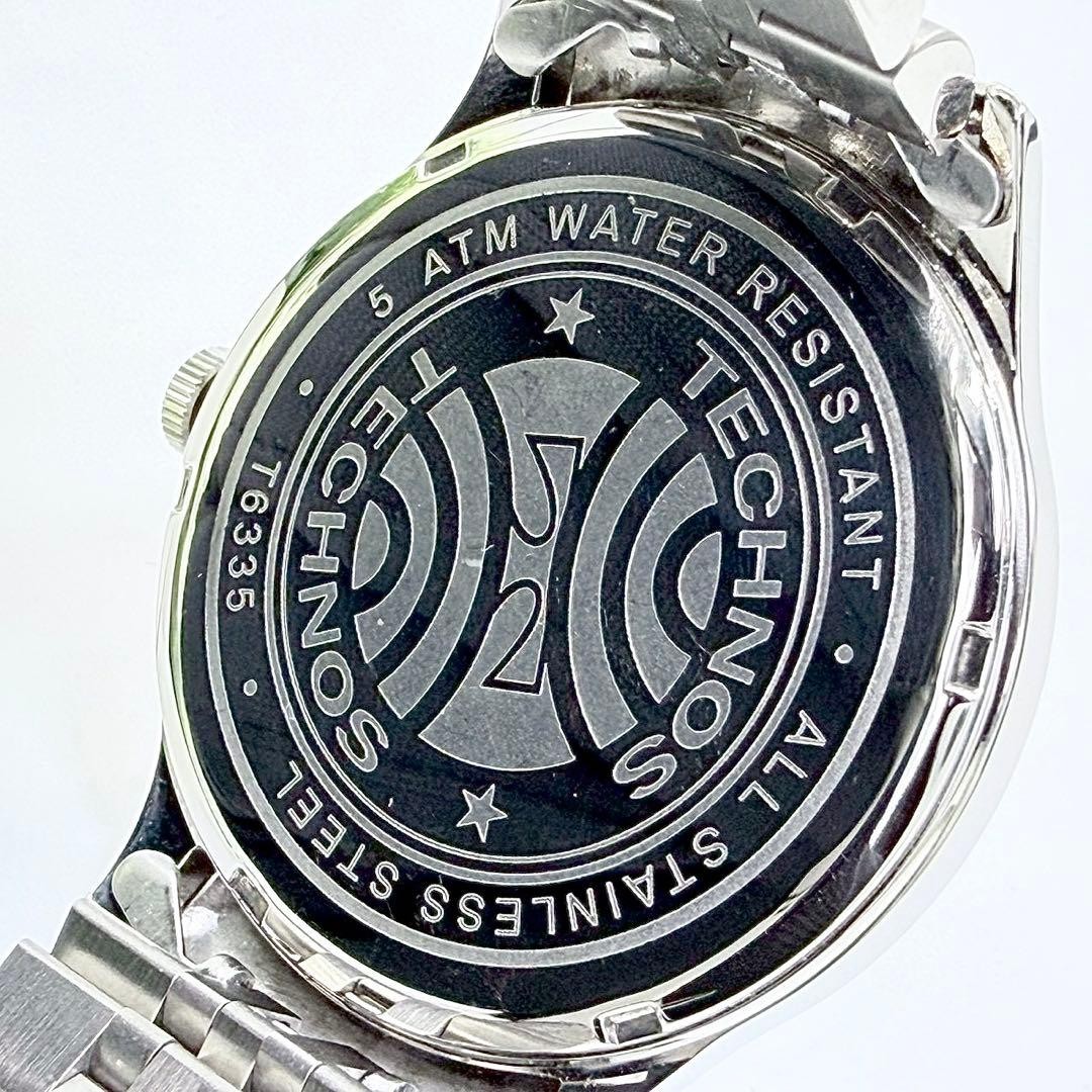 TECHNOS T6335 Quartz Stainless Steel 44mm Watch