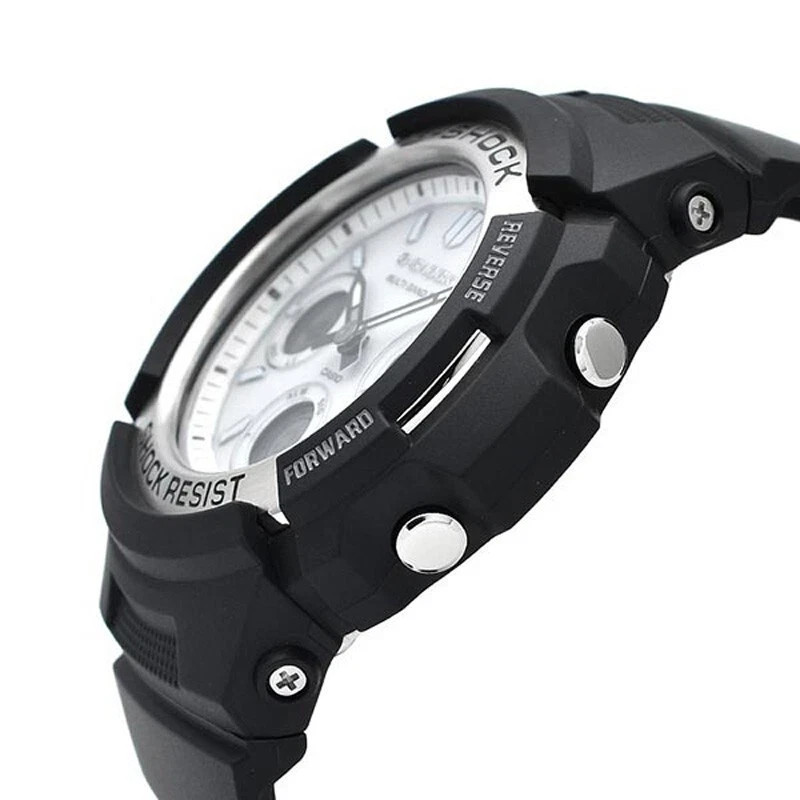 CASIO G-SHOCK AWG-M100S-7AJF White Dial Tough Solar Atomic Radio Men Watch NEW
