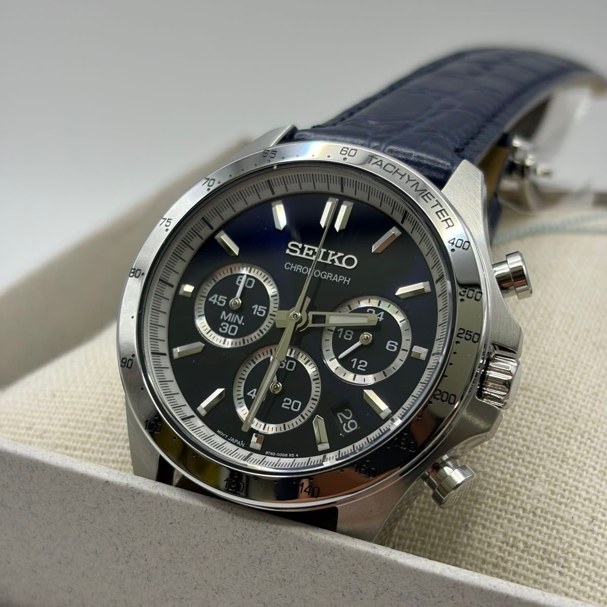 New Genuine Product Seiko Selection SBTR019 Chronograph Navy Dial Quartz SEIKO 3