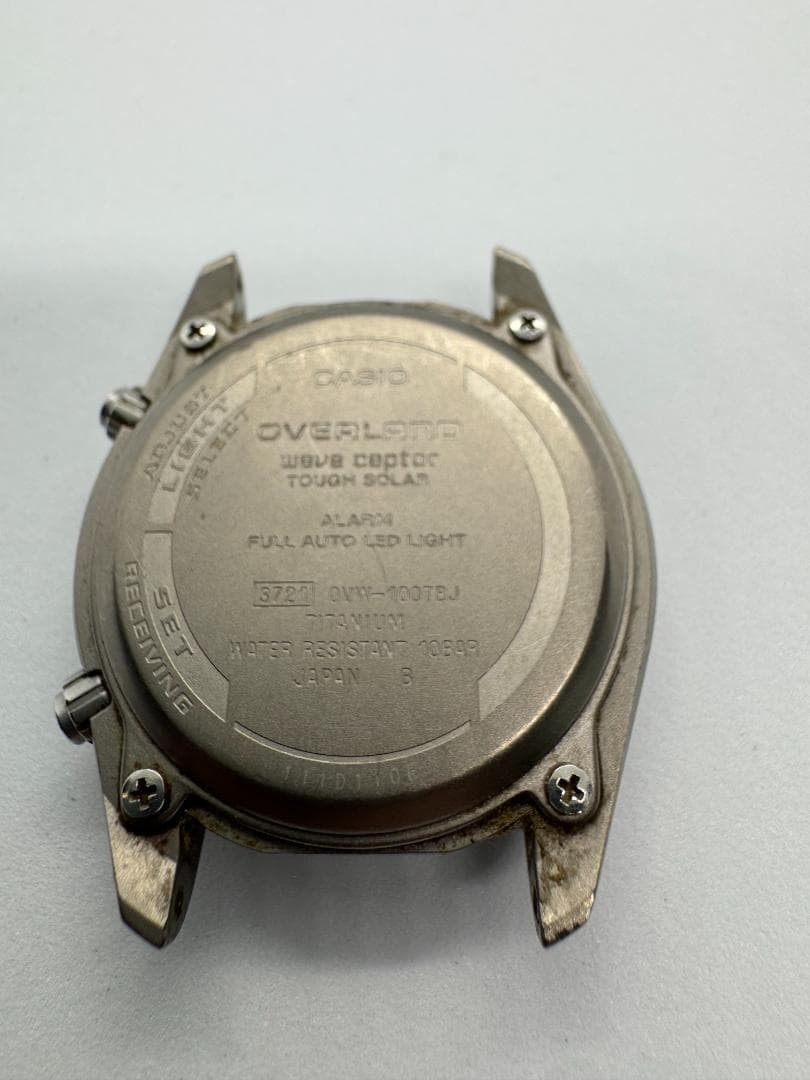 [Working Condition] Rare CASIO Titanium OVERLAND Watch (Watch Only) W108