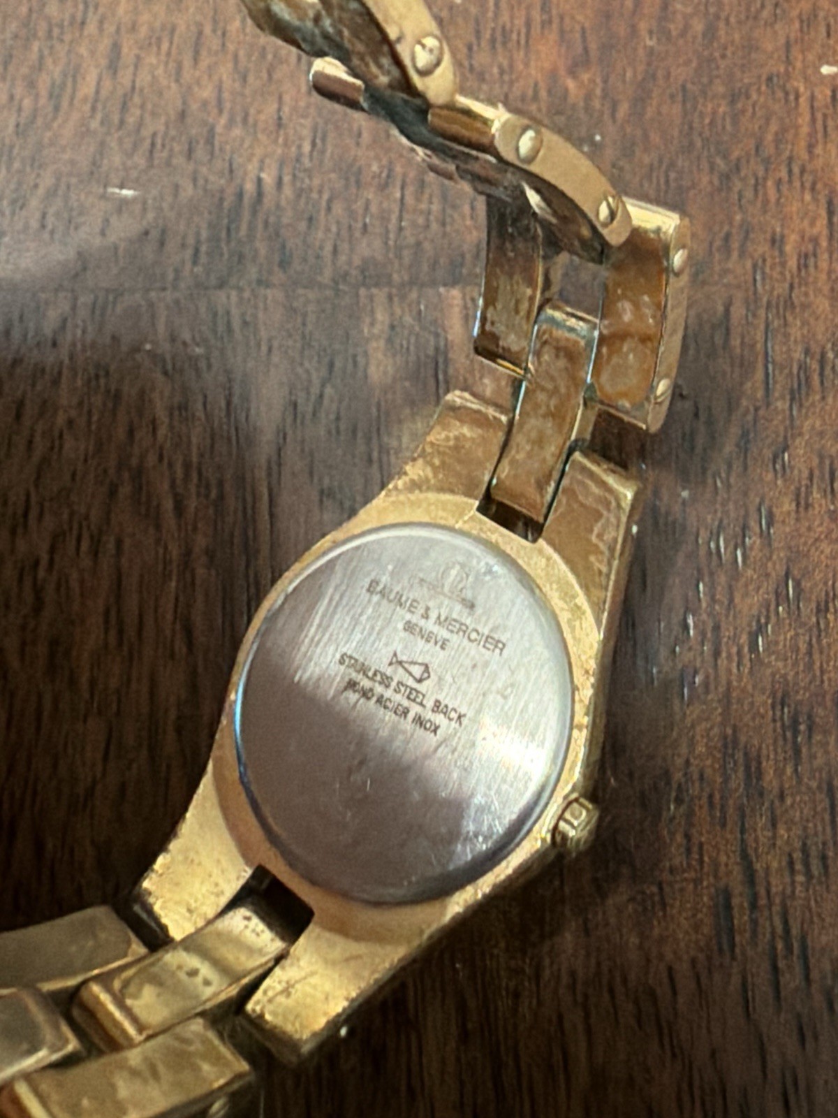 BAUME & MERCIER “Linea” GP Quartz Watch Used**NEEDS A BATTERY” FAIR CONDITION