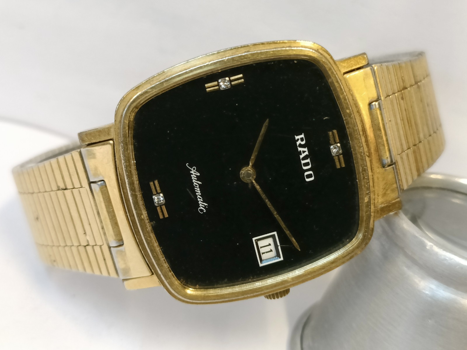 VINATGE RADO AUTOMATIC BLACK DIAL 634.7925.2 SWISS MEN’S WORKING CONDITION