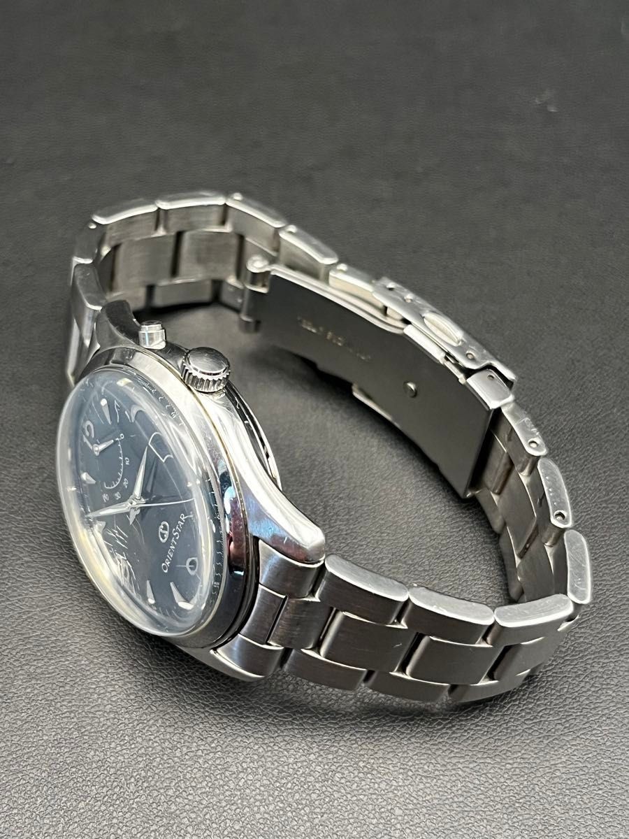 Orient Star Automatic Blue Dial Power Reserve Men’s Watch RK-AU0005L RE-AU0005L