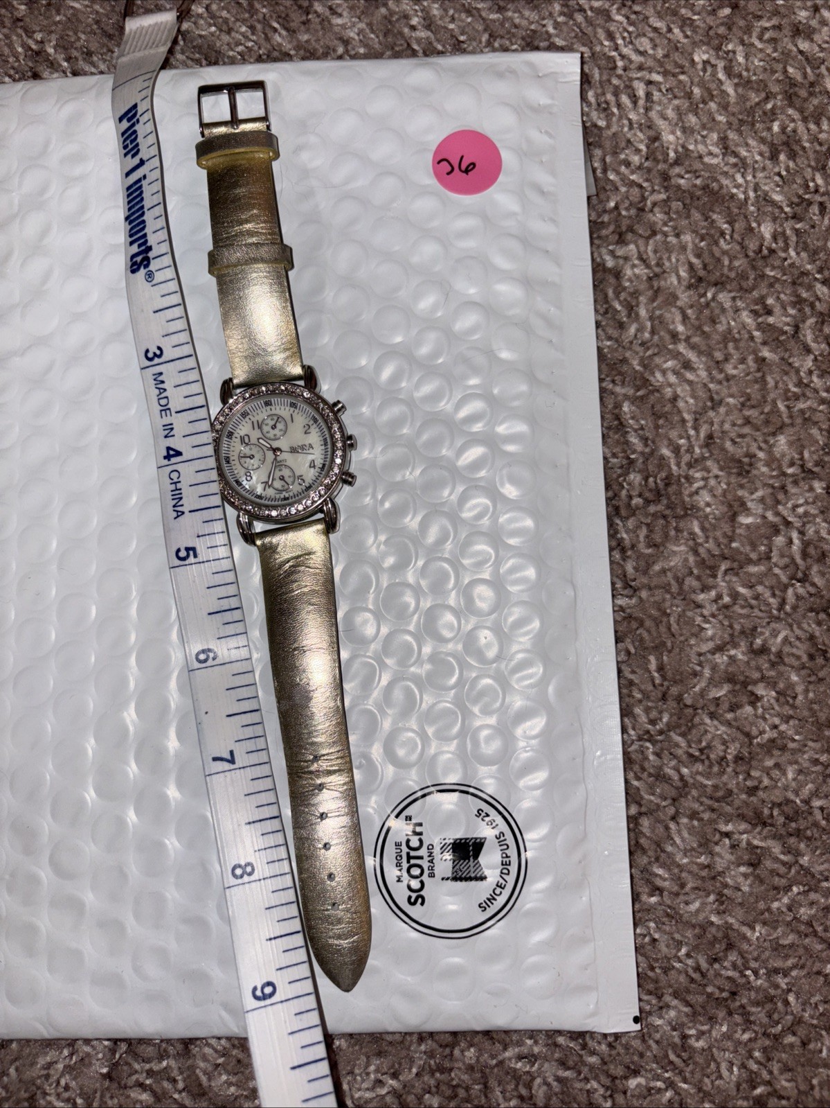 Bora Analog Wristwatch Women’s New Battery Stainless Steel Band