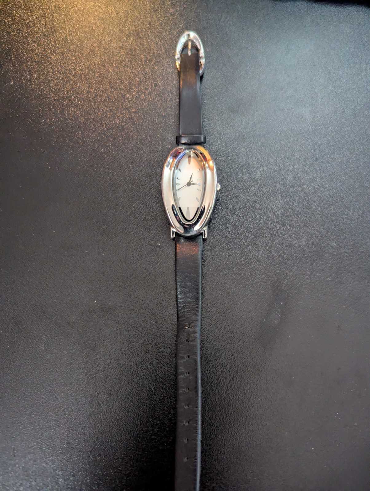 Black RLM Studio Robert Lee Morris Women’s Sterling Silver Quartz Watch
