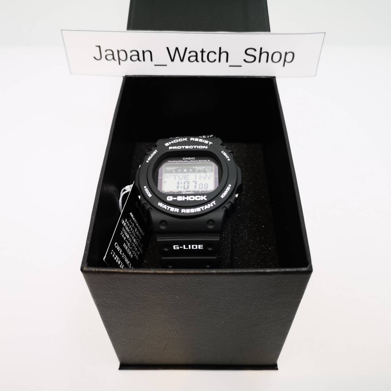 CASIO G-SHOCK G-LIDE GWX-5700CS-1JF Black Radio Solar Men’s Watch New in Box