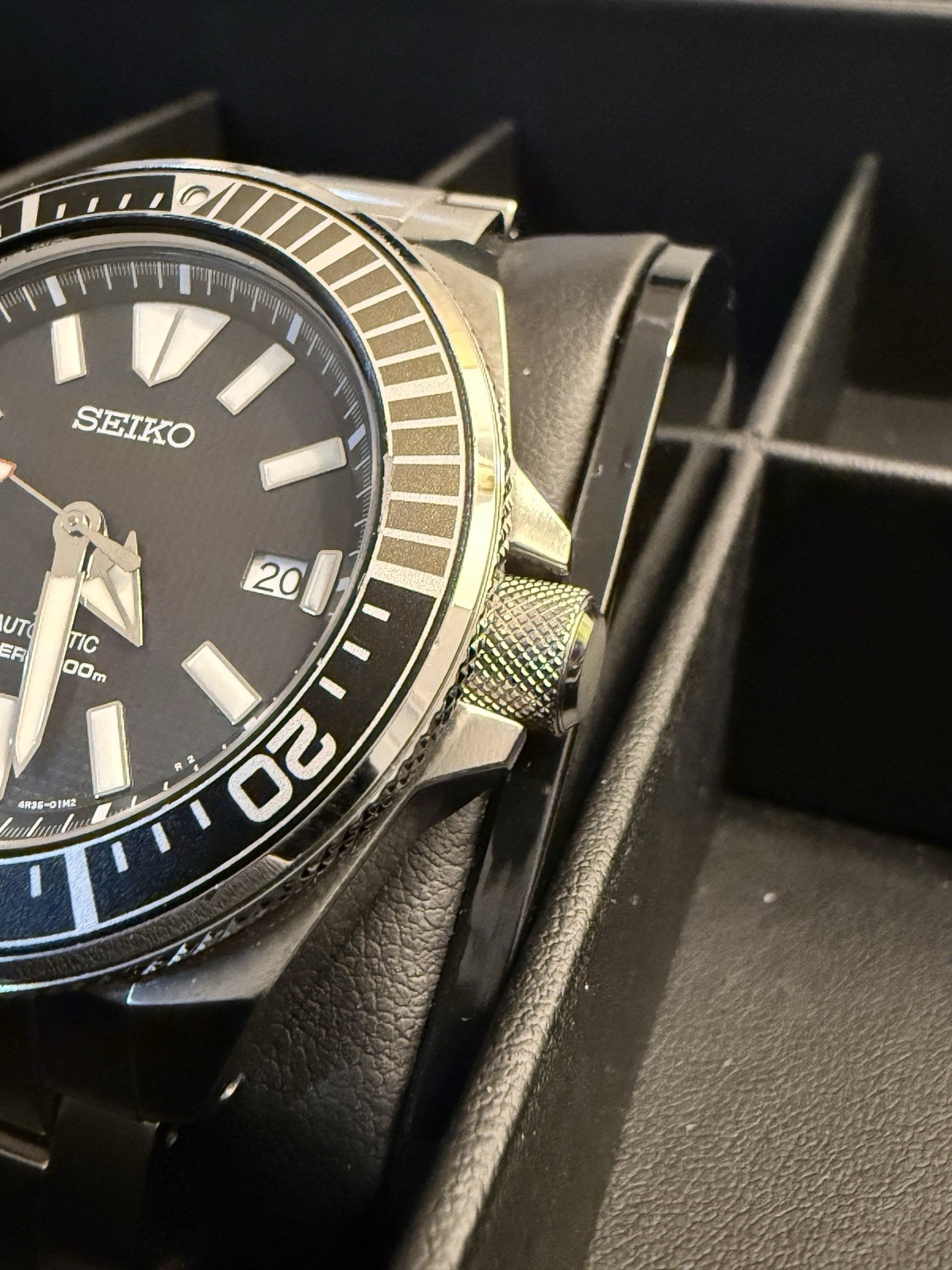 Seiko Prospex Samurai Ref. SRPF03K1, 4R35-01V0, Automatic Movement Watch
