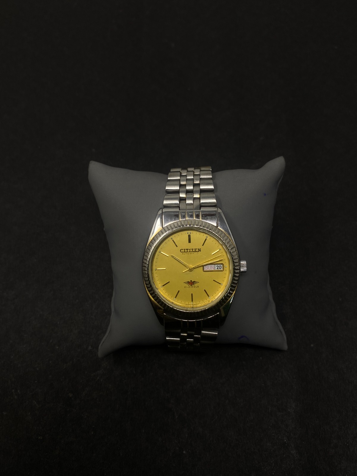 Vintage Citizen Automatic 8200A Japan Movement Day-Date Men’s Wrist Watch