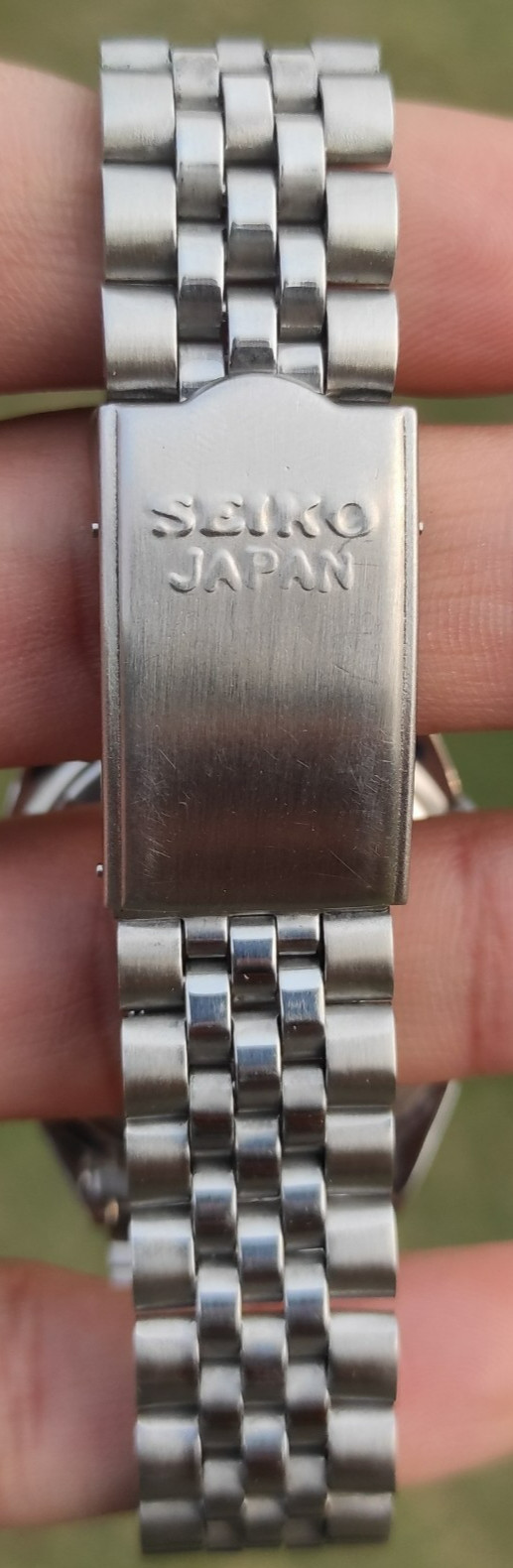 Seiko 5 Automatic 7S26-3119 White Dial Day Date 21 Jewels Men’s Vintage Japan