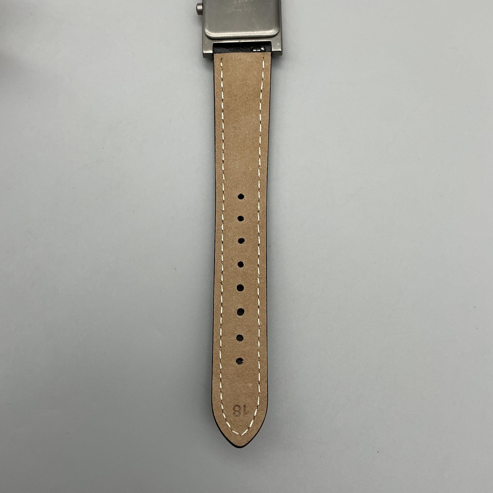Boccia Womens Watch 25mm Titanium Silver Gold Tone Black Leather New Battery