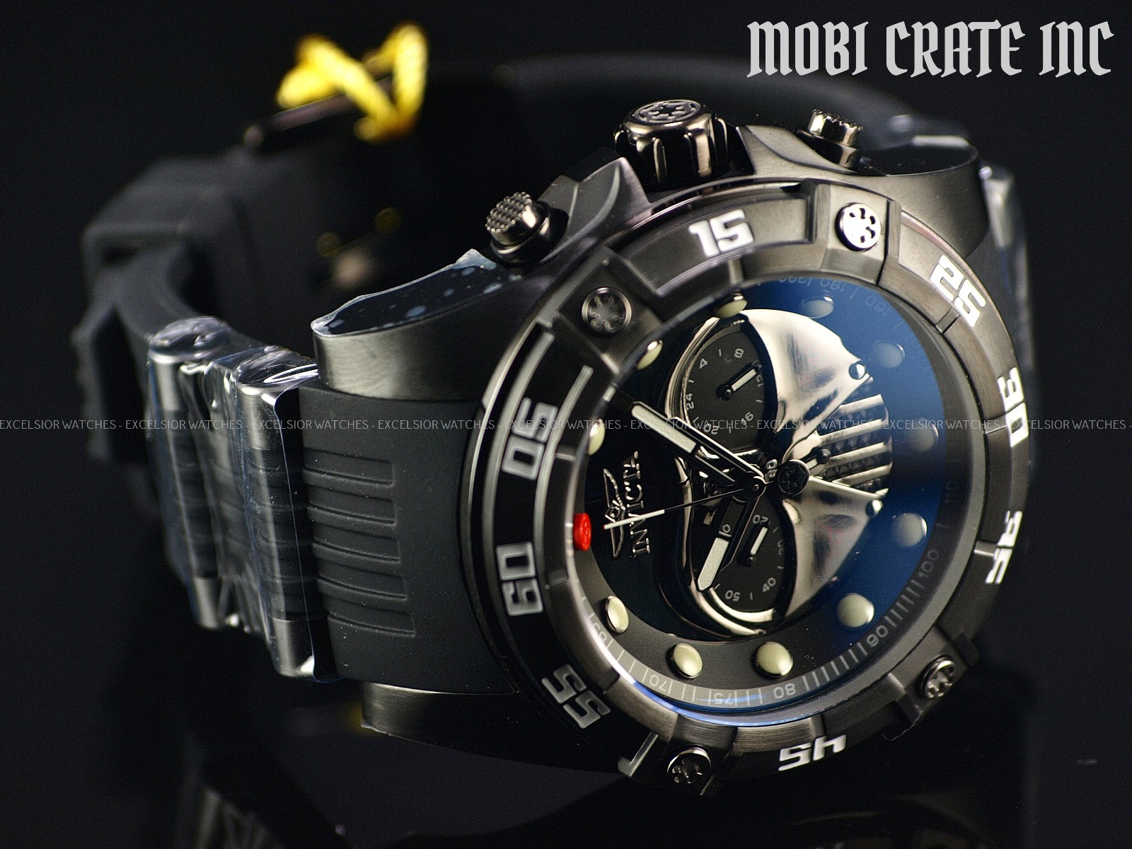 New Invicta Star Wars Men’s Darth Vader 52mm Bolt LE Quartz Chrono Black Watch