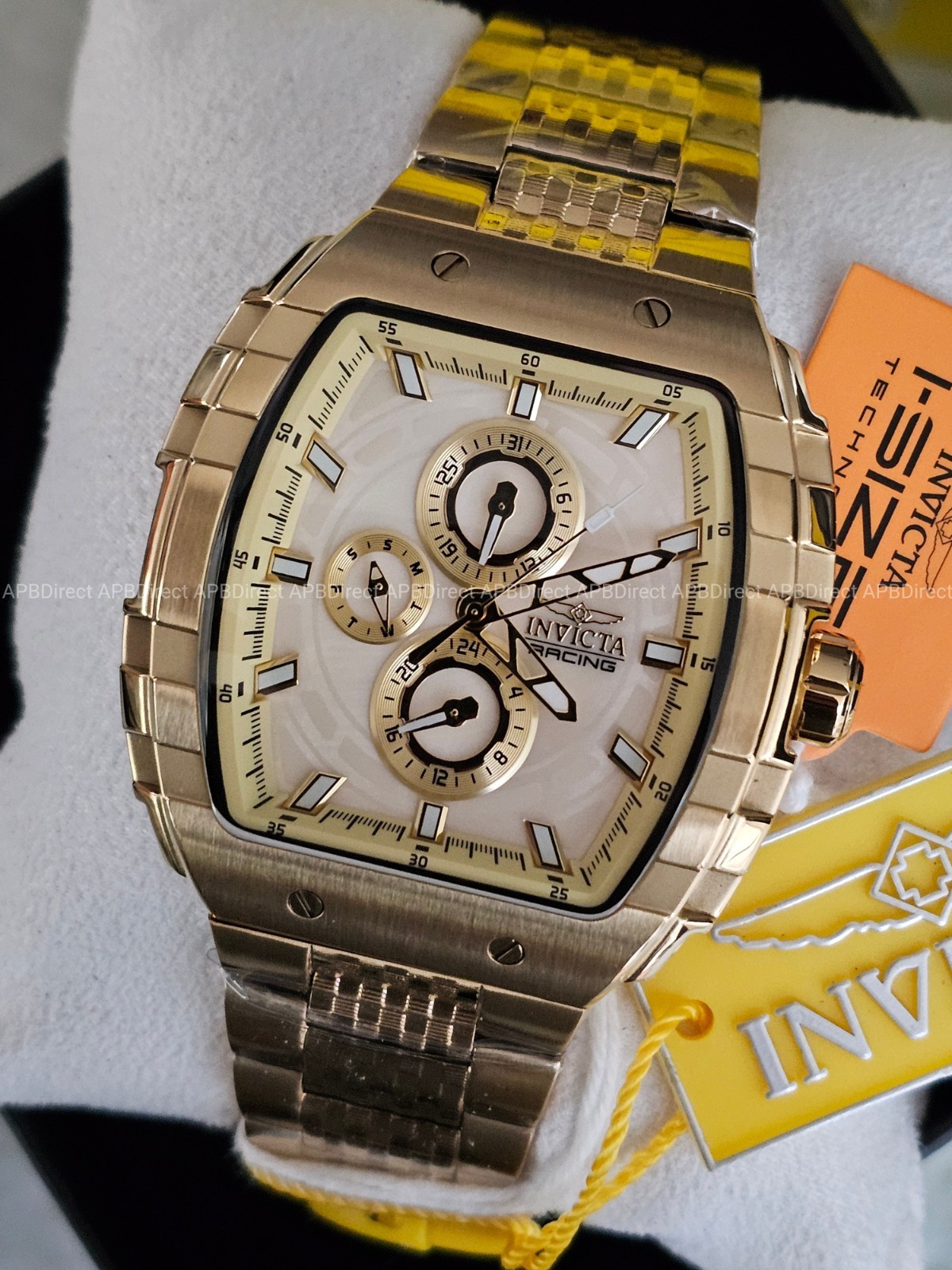 Invicta – S1 Rally – Gold Case & Bracelet Multifunction Quartz Mens Watch