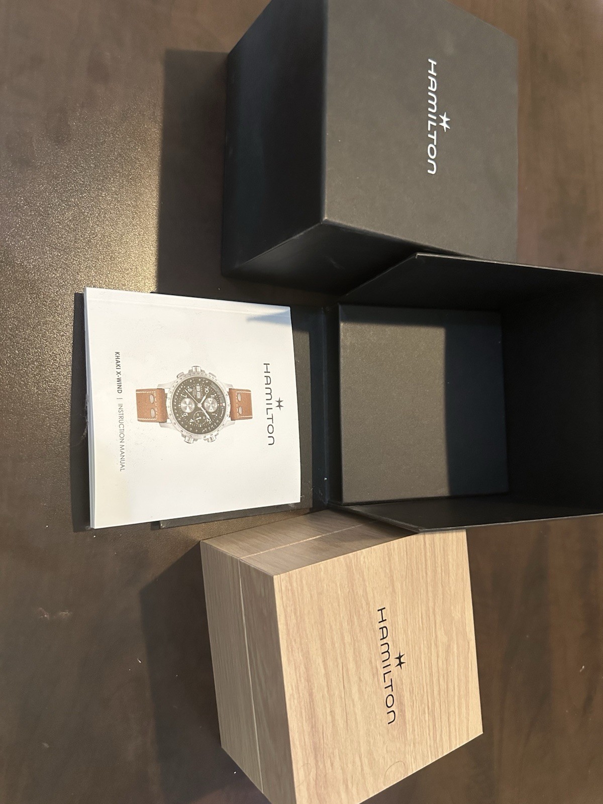 Hamilton Khaki X-Wind Auto Chronograph Black Dial Date w/ Box & Manual