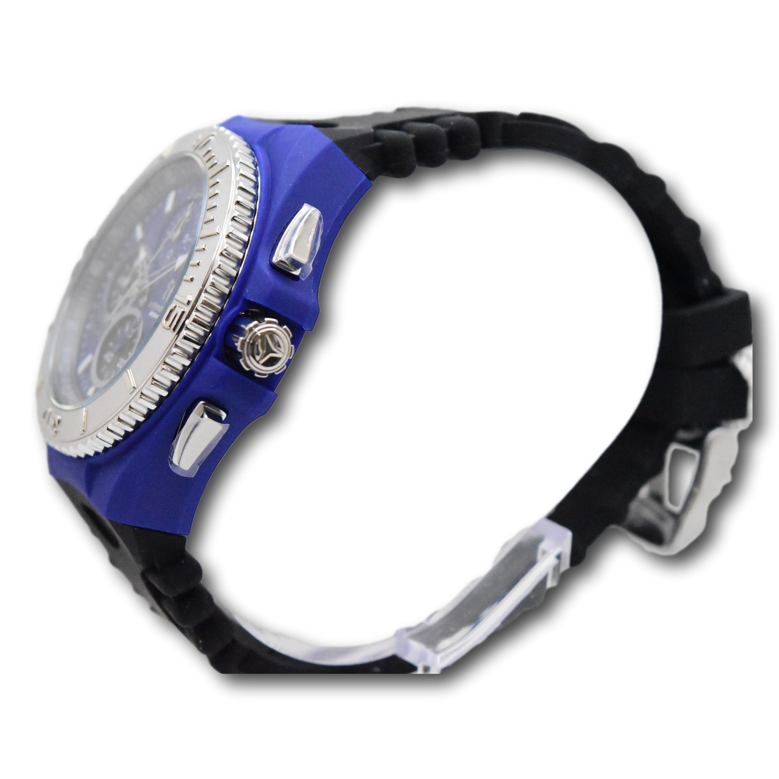 TechnoMarine Cruise JellyFish Men’s 46mm Blue Weave Dial Chrono Watch TM-115114