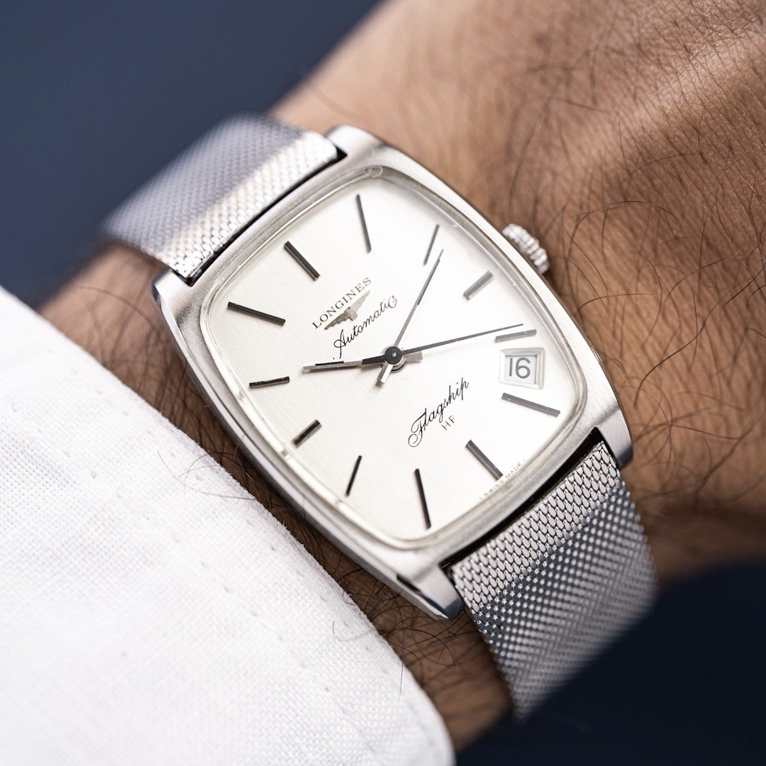 Longines Flagship HF 8473 Cal 6651 Automatic Vintage Watch (Original Bracelet)