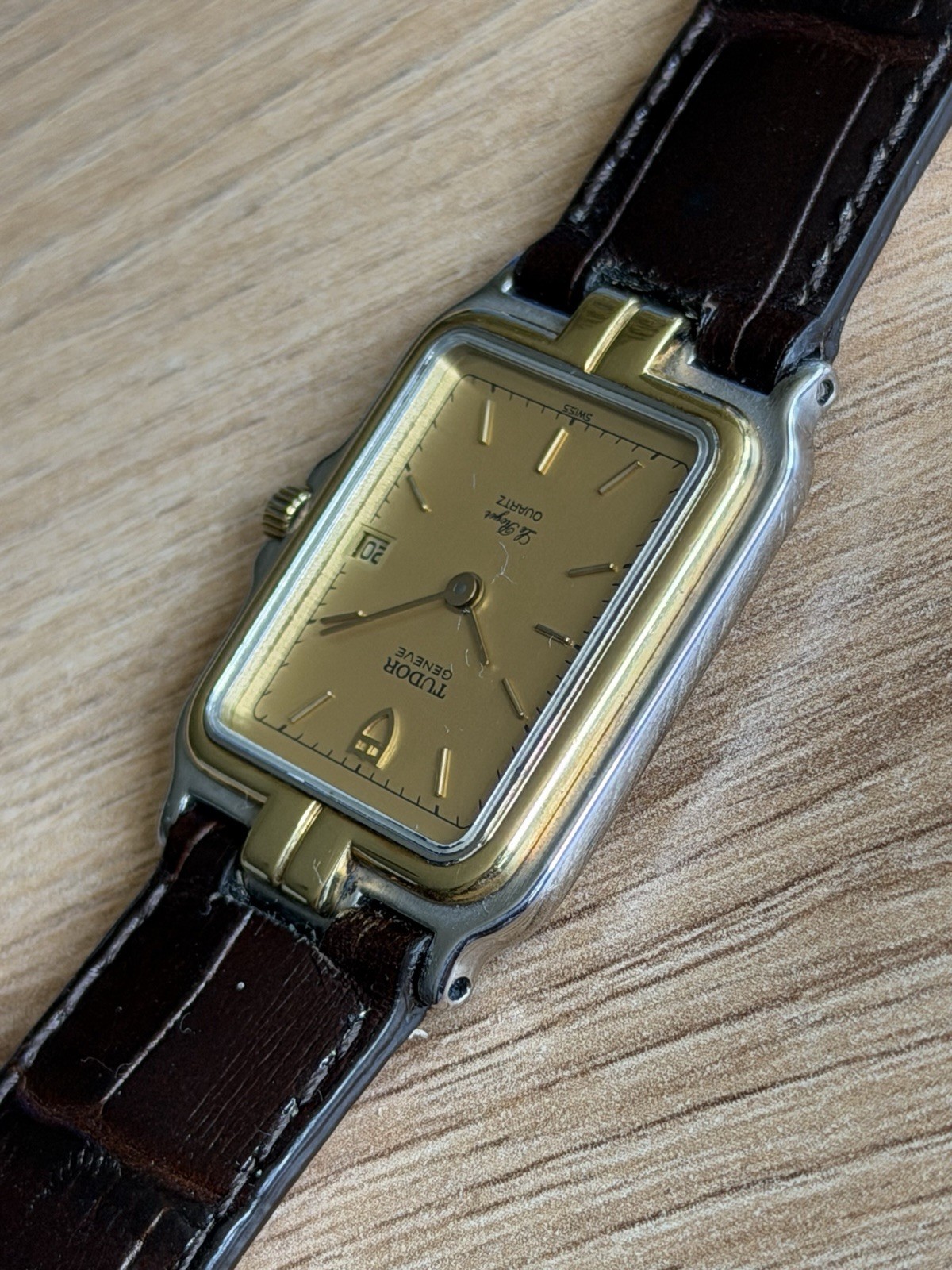 Tudor Le Royer 15009 Quartz Two Tone Preserved Men’s Original