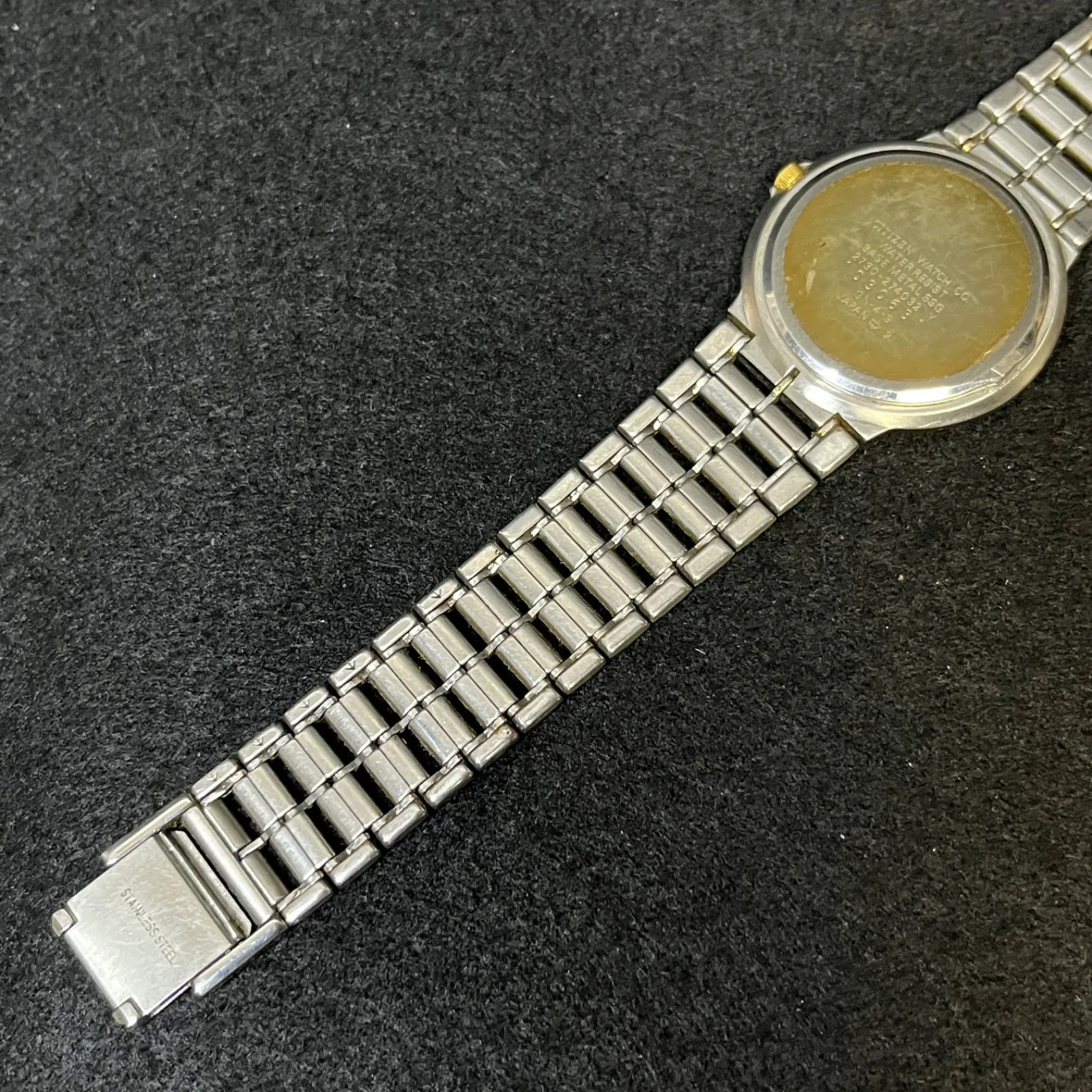 [Working Condition] CITIZEN EXCEED Gold Quartz Watch 2730-274032 – Battery Repla