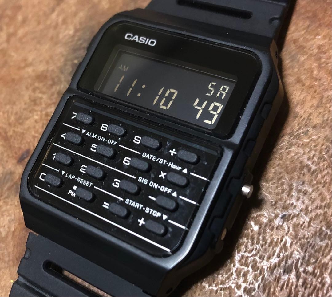 [Back to the Future Model] [CASIO] Calculator-equipped wristwatch “Databank