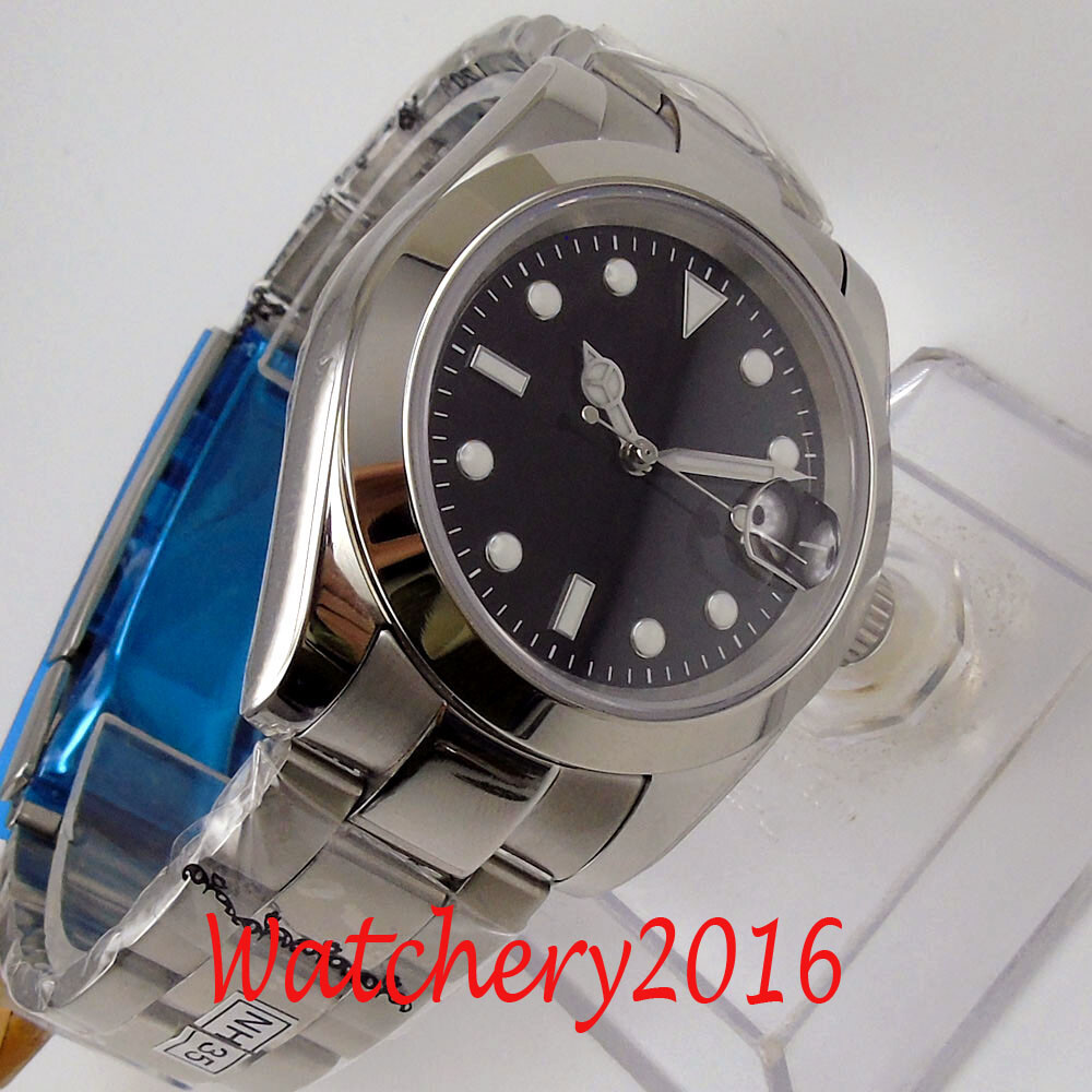 36mm/39mm Sapphire Automatic Men’s Watch NH35/Miyota8215/PT5000 Black Dial Date
