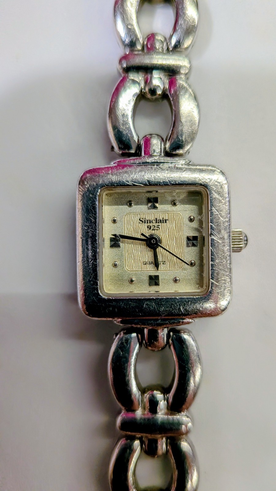Vintage Sinclair 925 Sterling Silver Ladies Watch – Japan Quartz – New Battery